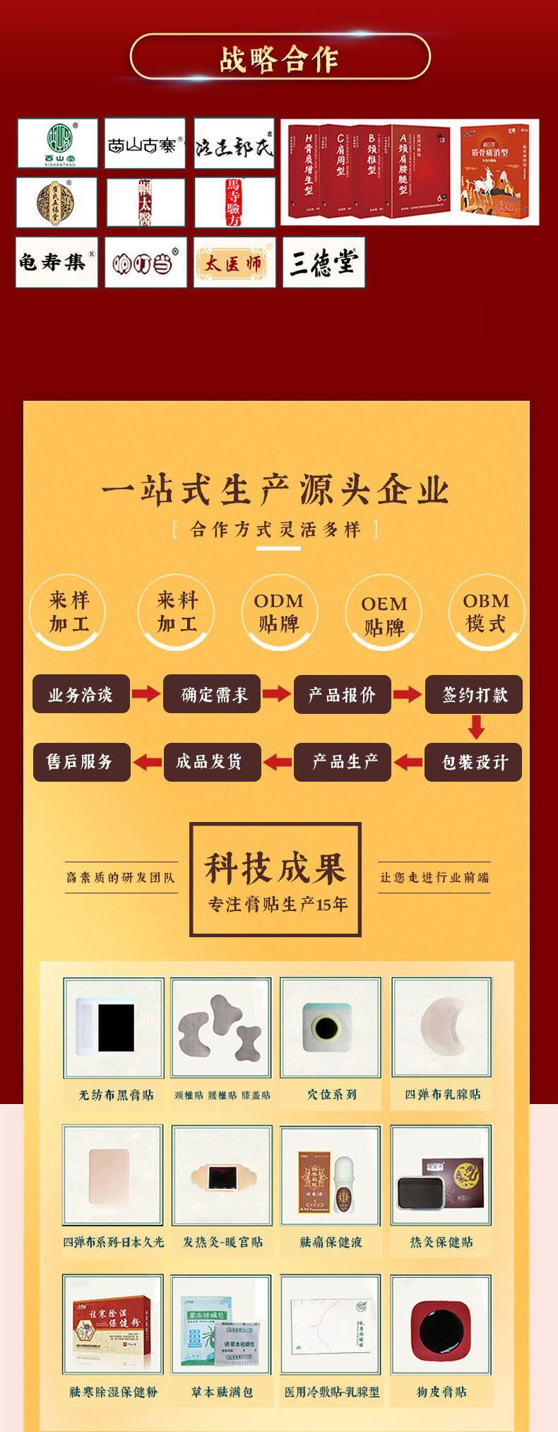 膏藥oem 膏藥oem